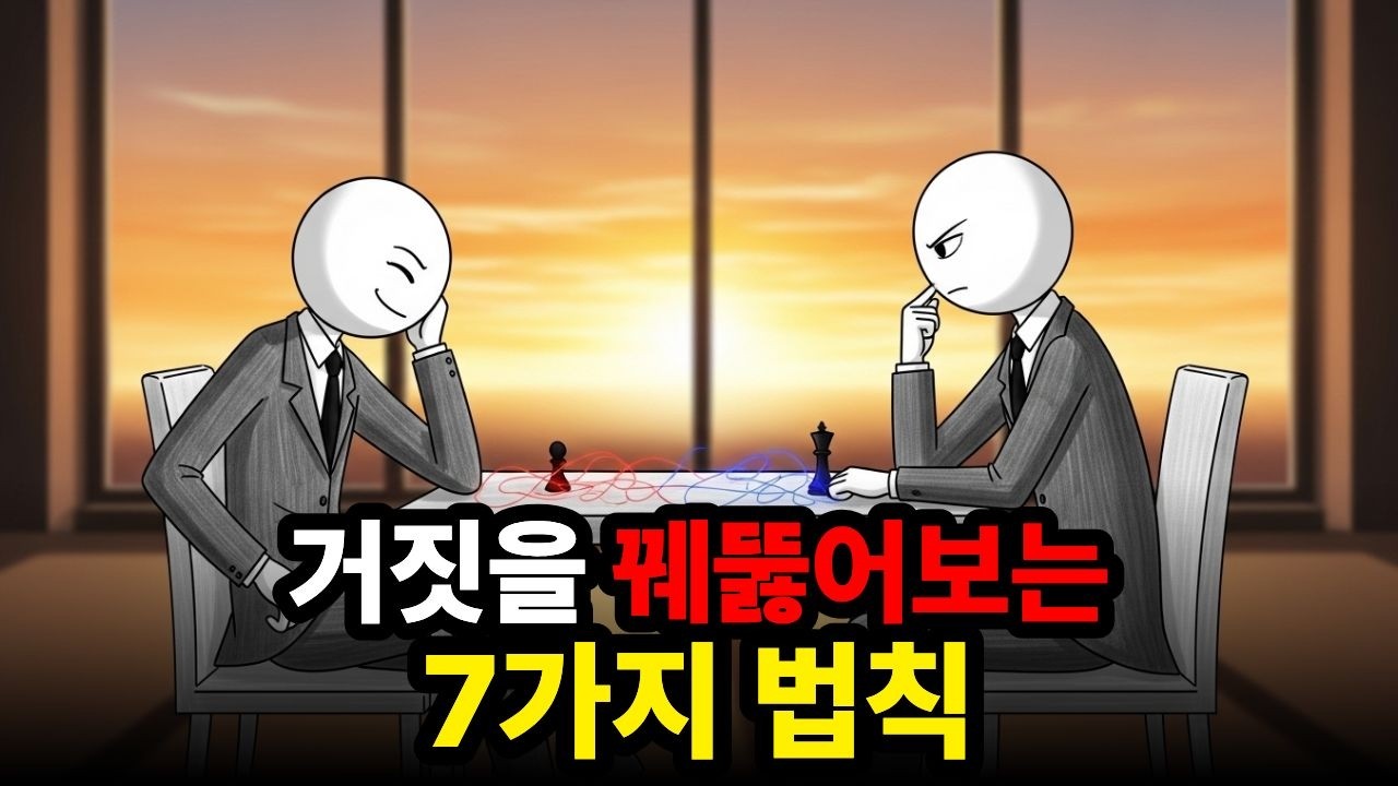 상대의 거짓말, 3초 만에 간파하는 법