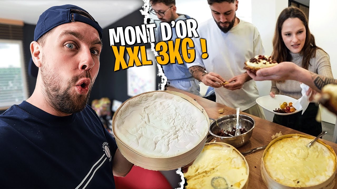 Deux Monts d'Or de 3 kg avec les copains !! (C'est absolument divin, TOUT LE MONDE SE RÉGALE)