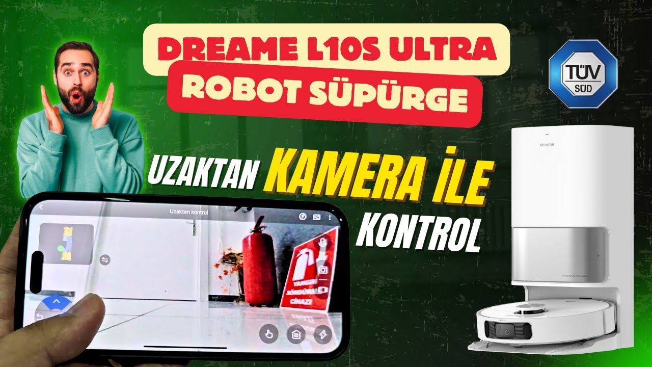 En uygun, kameralı robot süpürge! Dreame L10s Ultra Detaylı İnceleme #dreame
