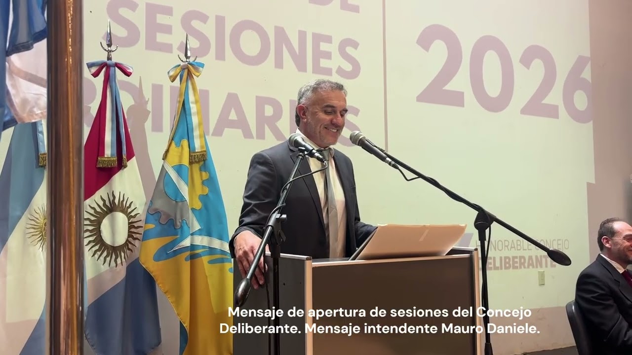 Apertura de sesiones Concejo Deliberante
