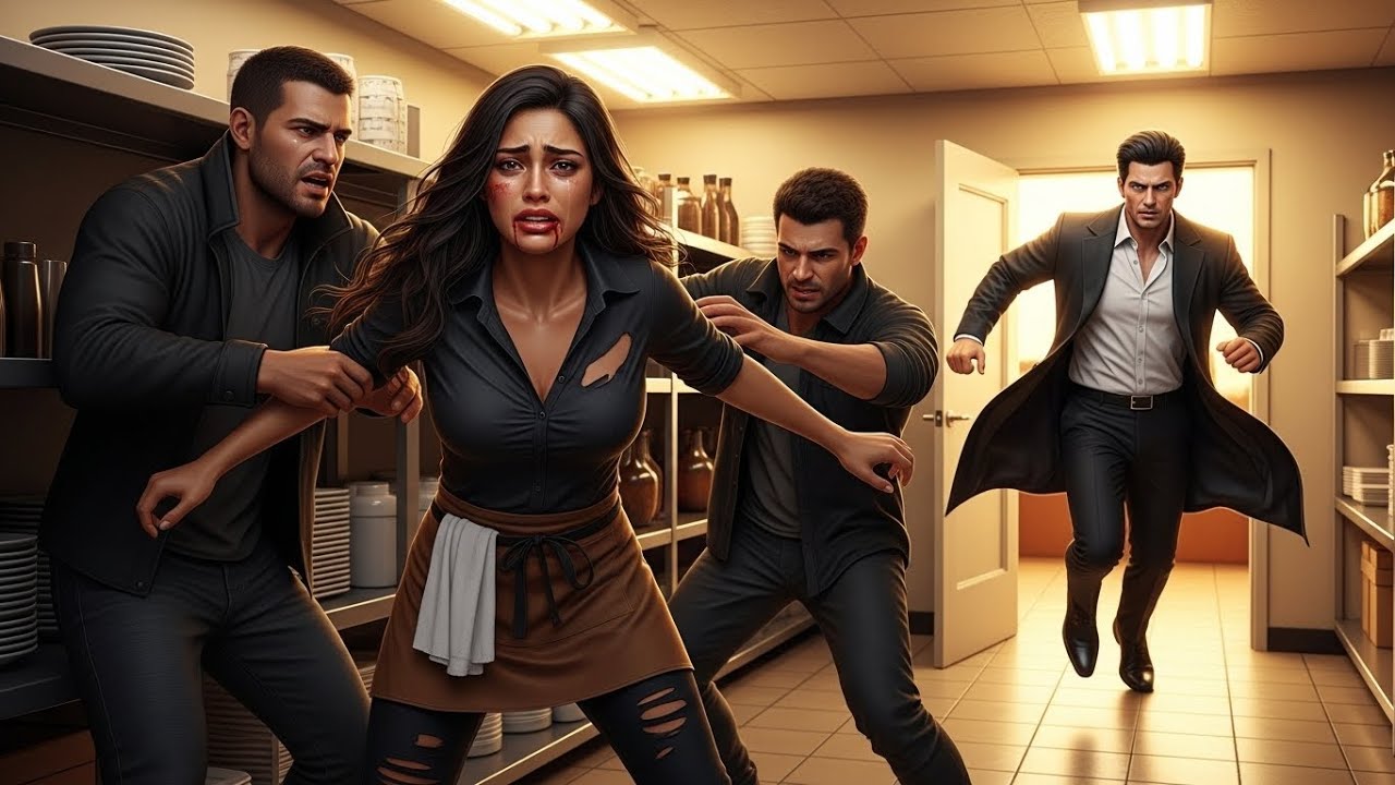 The New Waitress Was Attacked in the Back Room — Then the Mafia Boss Walked In