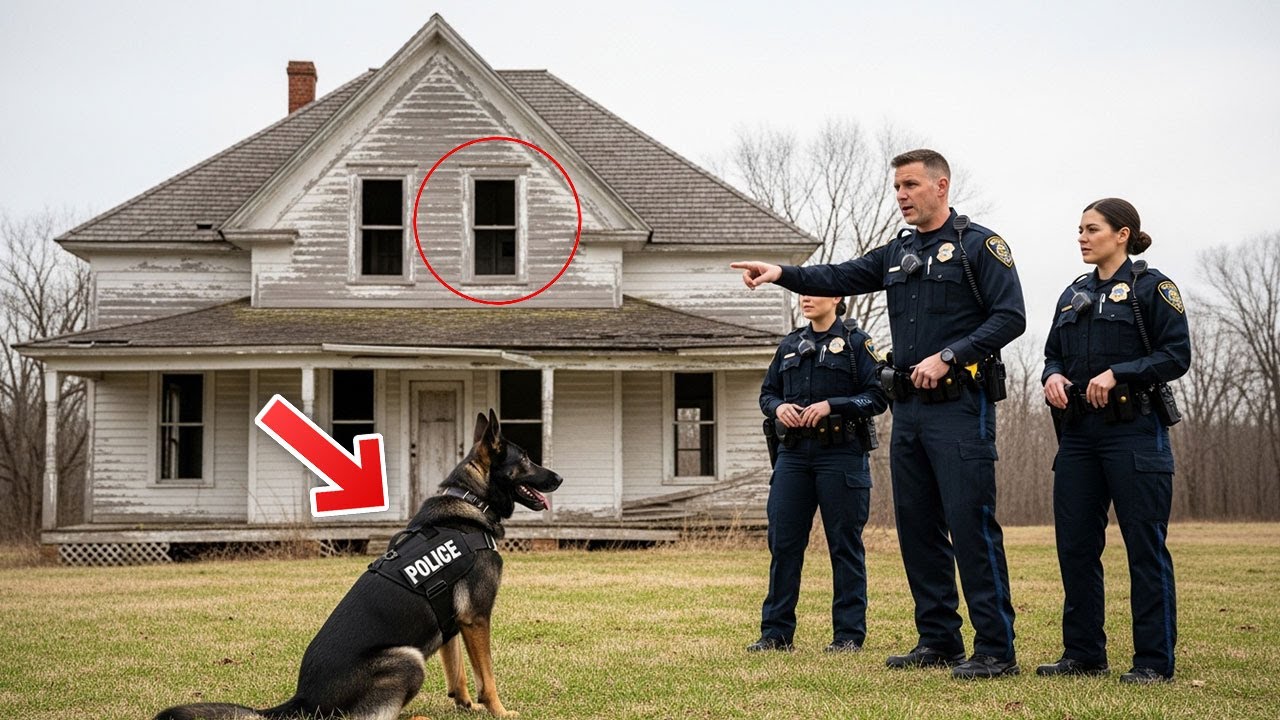 K9-Hund starrt auf verlassenes Haus und rettet 23 vermisste Kinder in erschütternder Rettung