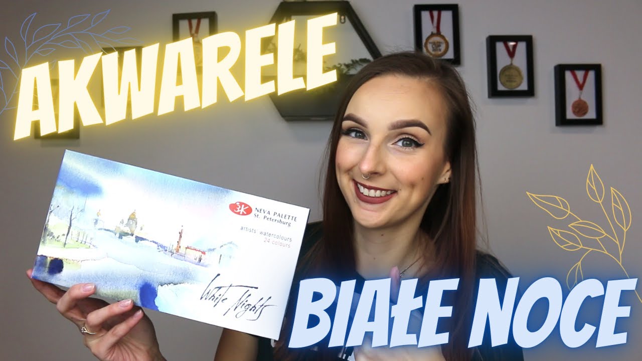 TEST AKWARELI BIAŁE NOCE ! Porównanie farb: Sonnet vs Ładoga vs Białe Noce