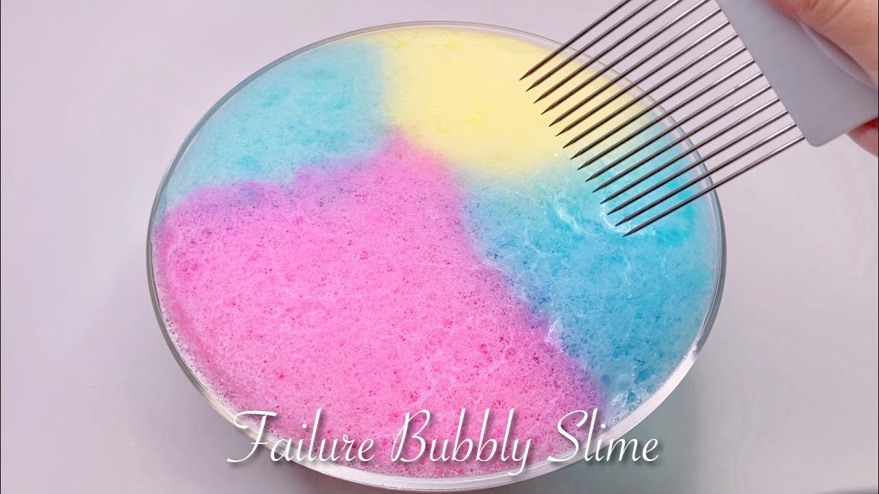 【ASMR】失敗しゅわしゅわスライム【音フェチ】Failure Bubbly Slime