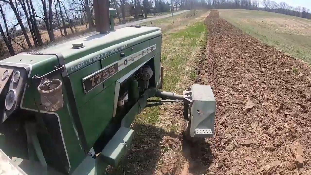 Oliver 1755 and White 6342 Roll Over Plow
