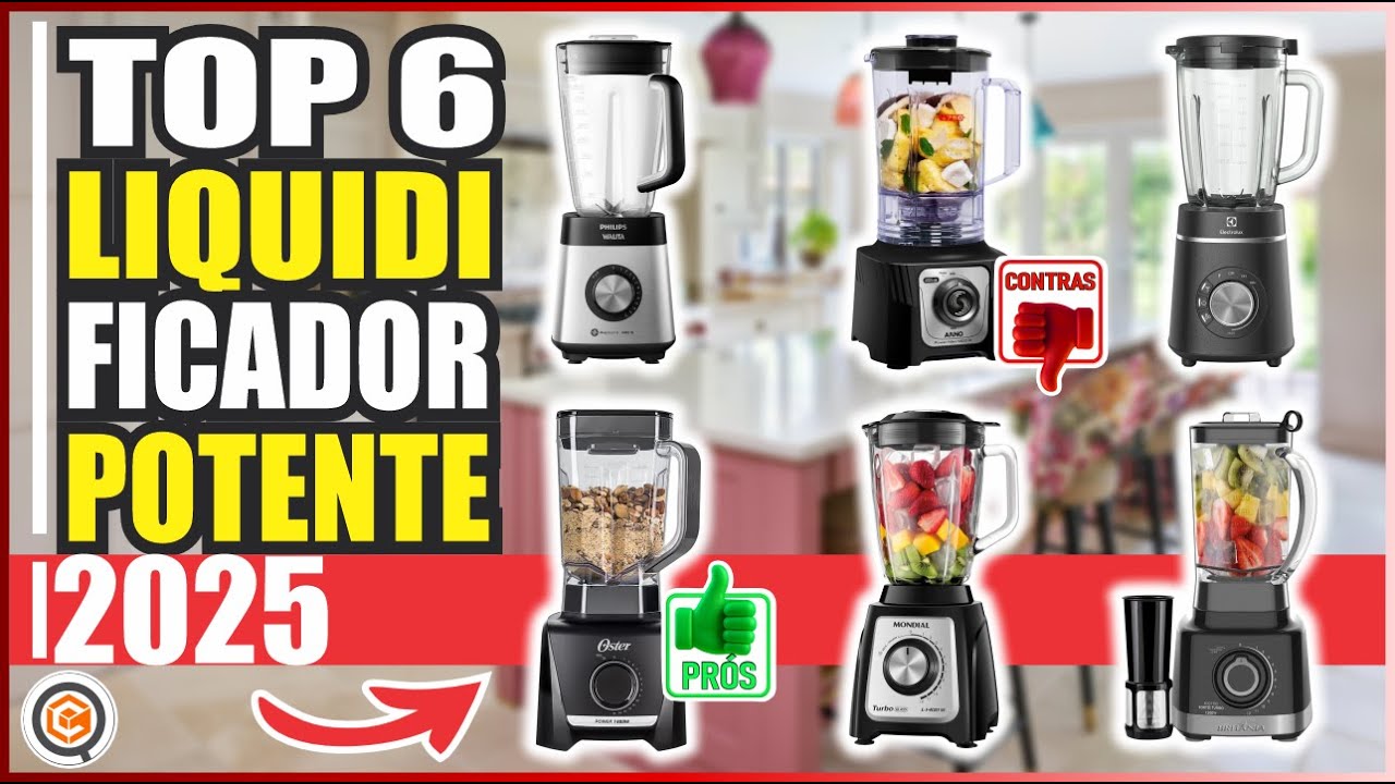 MELHOR LIQUIDIFICADOR POTÊNTE 2025: Potência, Durabilidade e Custo-benefício (1400W!)