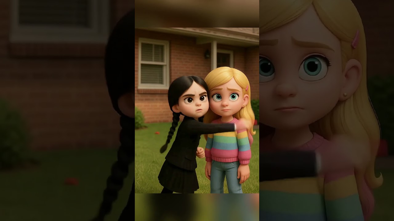 Wednesday and Enid best friends forever! #shortvideo#funny #wednesday