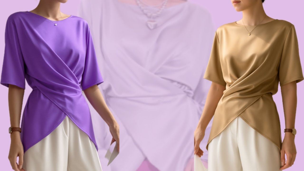 ♦️How to Draft a Basic Kimono pattern | Step‑by‑Step Kimono Blouse Pattern Tutorial for Beginners✂️💜