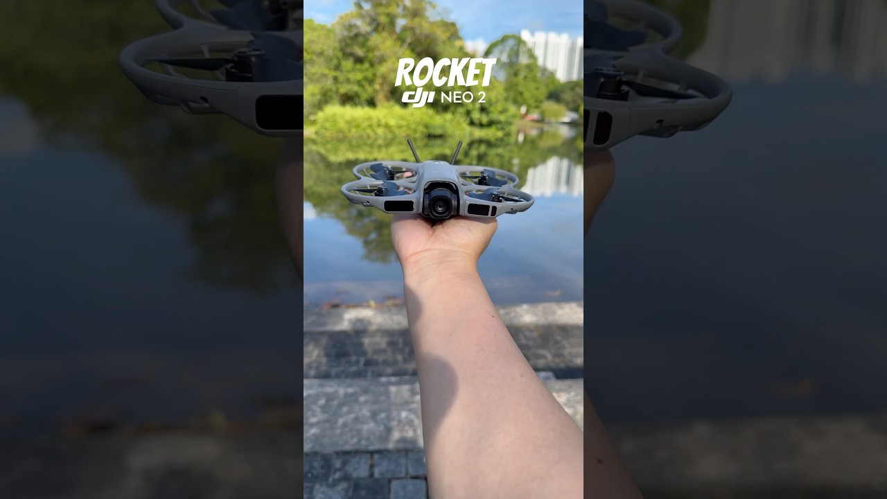 DJI Neo 2 | QuickShots-Rocket #shorts #djineo2 #youtuber