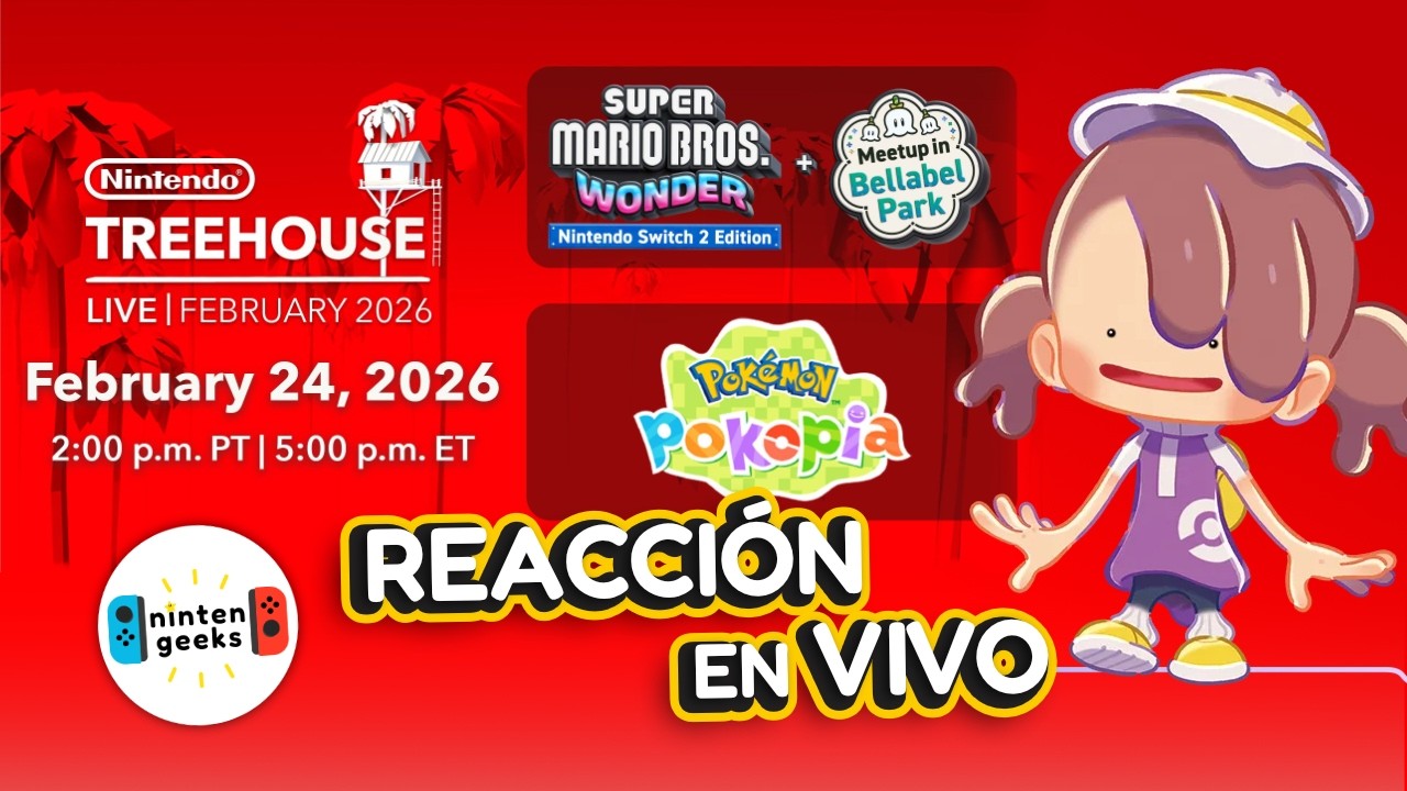 ¡Reacción al NINTENDO TREEHOUSE LIVE! | Gameplay de Pokémon POKOPIA y Mario Wonder