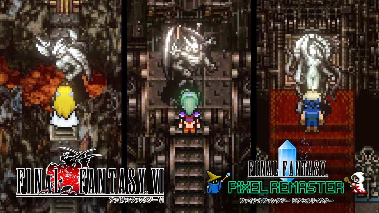 【FF6 ピクセルリマスター】#44「三闘神戦『鬼神  魔神  女神』」攻略プレイ動画 FINAL FANTASY Ⅵ PIXEL REMASTER