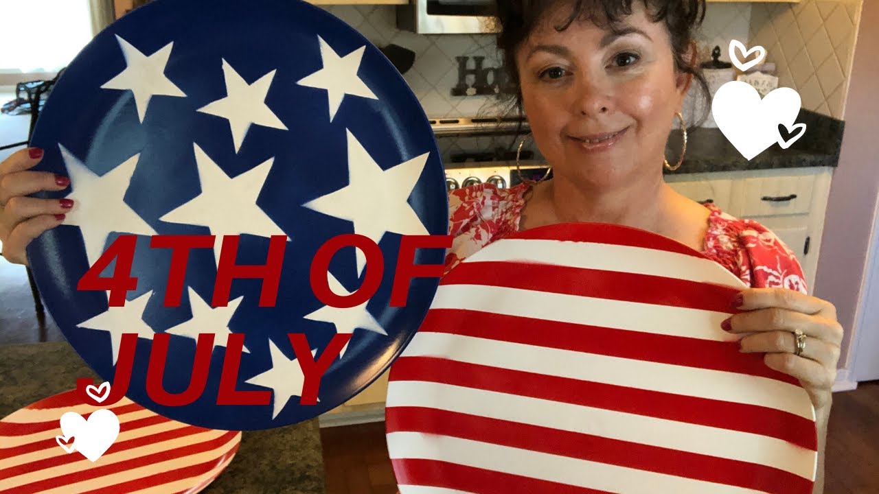 Dollar Tree Diy 4th Of July Chargers