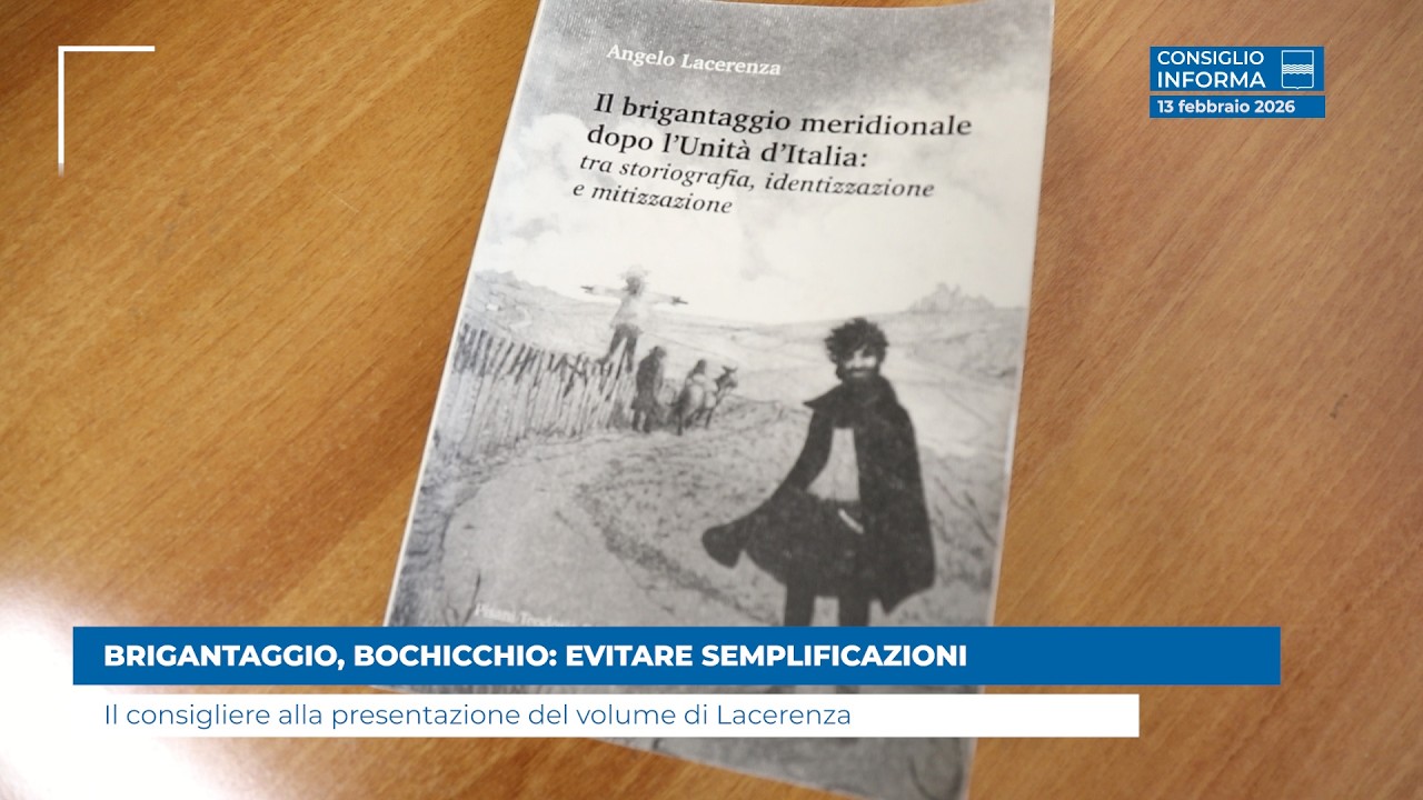 BRIGANTAGGIO, BOCHICCHIO: EVITARE SEMPLIFICAZIONI