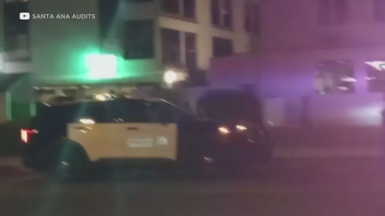 Santa Ana police officers blast Disney tunes at scene to avoid YouTube video recording l ABC7