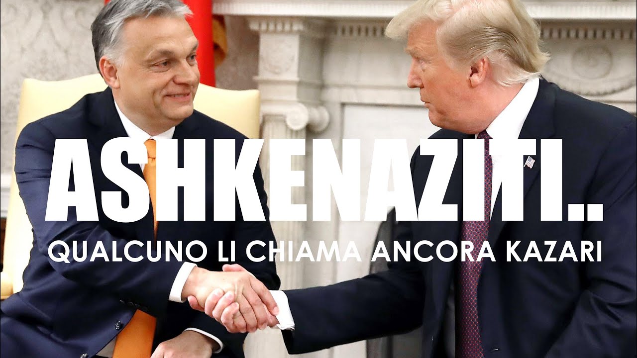 ASHKENAZITI..  QUALCUNO LI CHIAMA ANCORA KAZARI