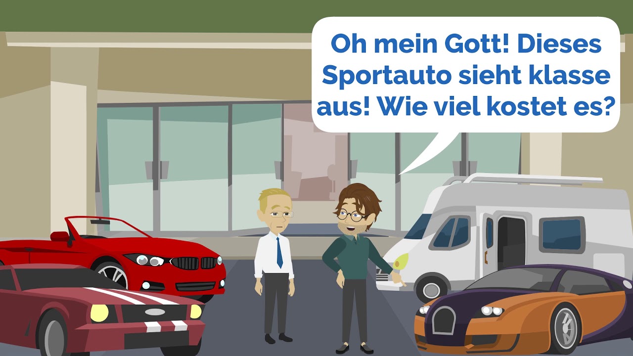 Deutsch lernen mit Geschichten | Ich kaufe ein neues Auto.
