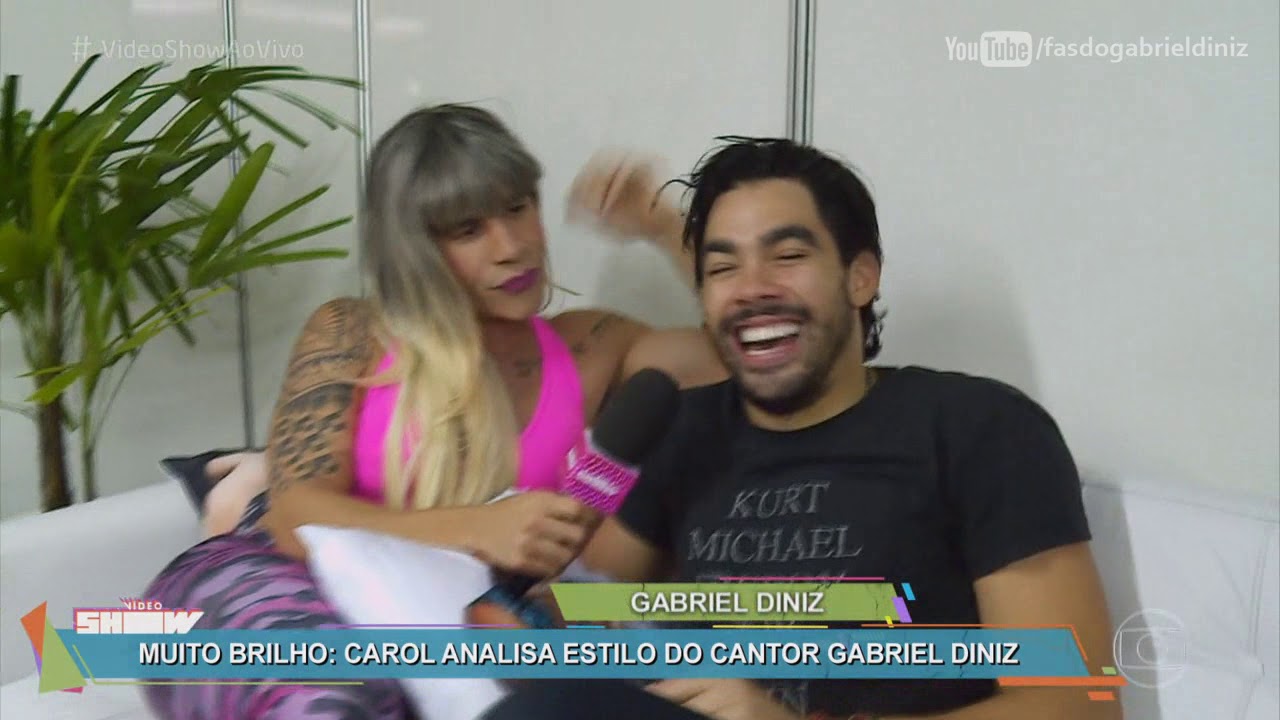 CAROL PAIXÃO COM GABRIEL DINIZ E WESLEY SAFADÃO NO GAROTA VIP RIO | Vídeo Show 21/08/17