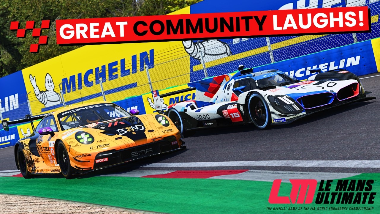 Le Mans Ultimate | Community Racing Highlights! Such a GOOD laugh! GT3/Hyper @ Le Mans & Monza!