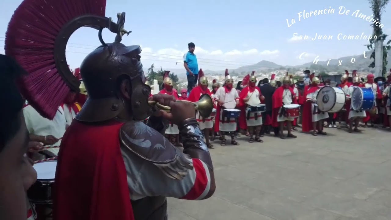 Escuadrón De Soldados Romanos De Catedral San Juan Bautista En San Juan Comalapa