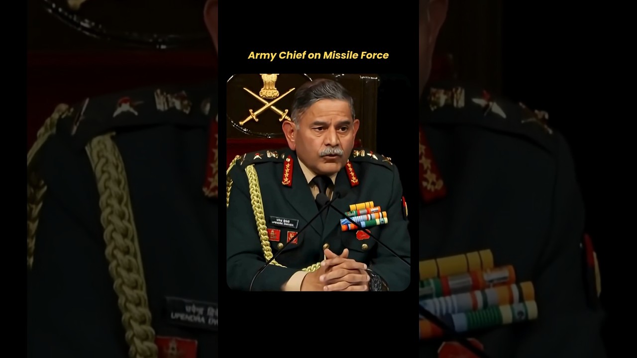 Army Chief on Missile Force
