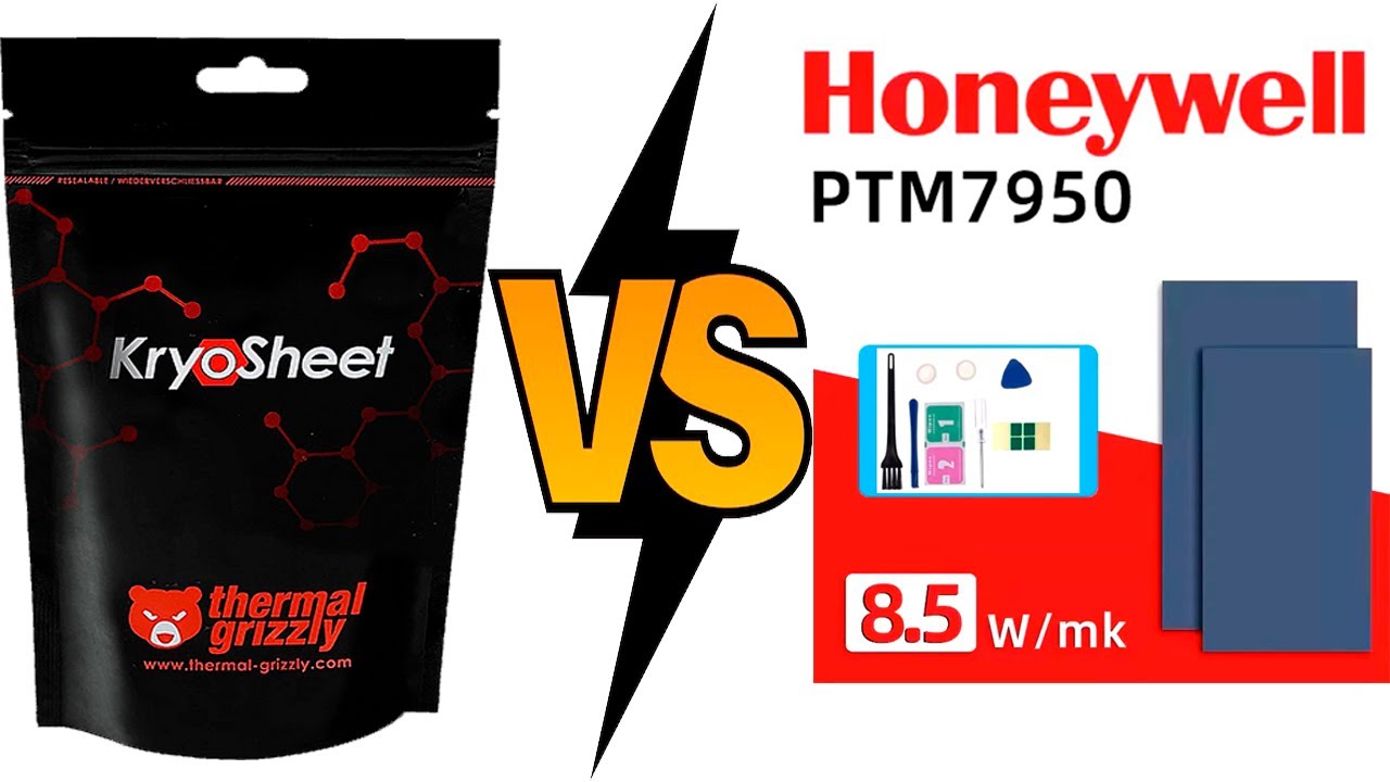 Honeywell Vs KryoSheet Comparativa de Almohadillas T&eacute;rmicas.