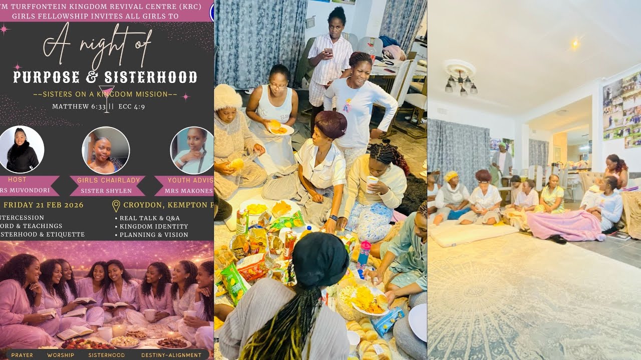 A night of Purpose & sisterhood ❤️//// Girls on a kingdom mission  //// Pyjama night #fyyyyyy 
