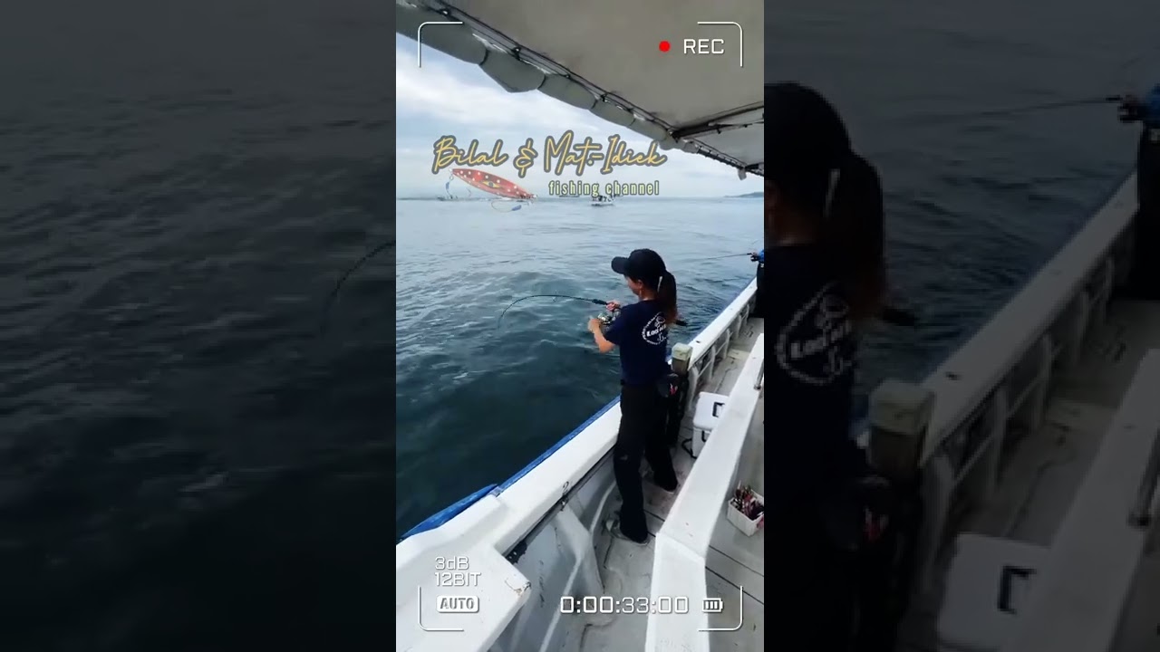 lady angler jigging - wanita mancing di laut dengan teknik jigging