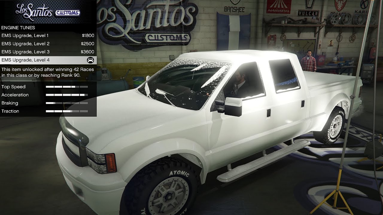 GTA Online - Vapid Sadler (Snowy) Customization