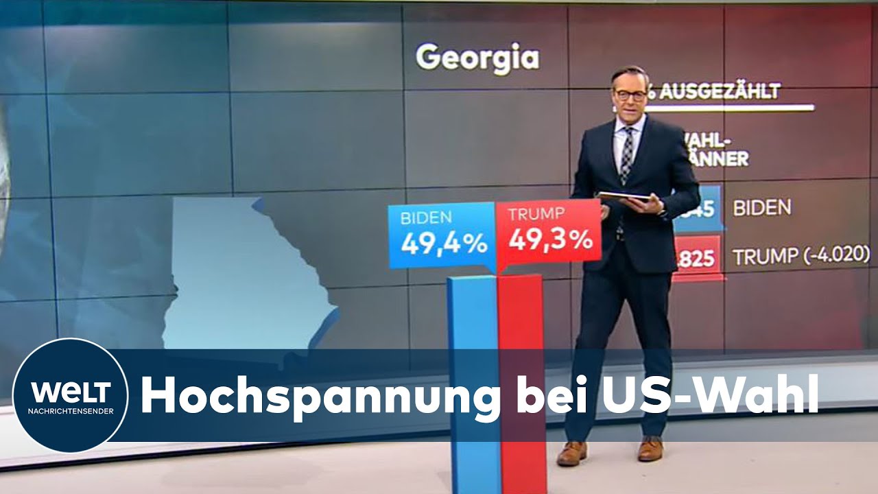 US-WAHL 2020: Der Wahlkrimi in den Vereinigten Staaten geht weiter
