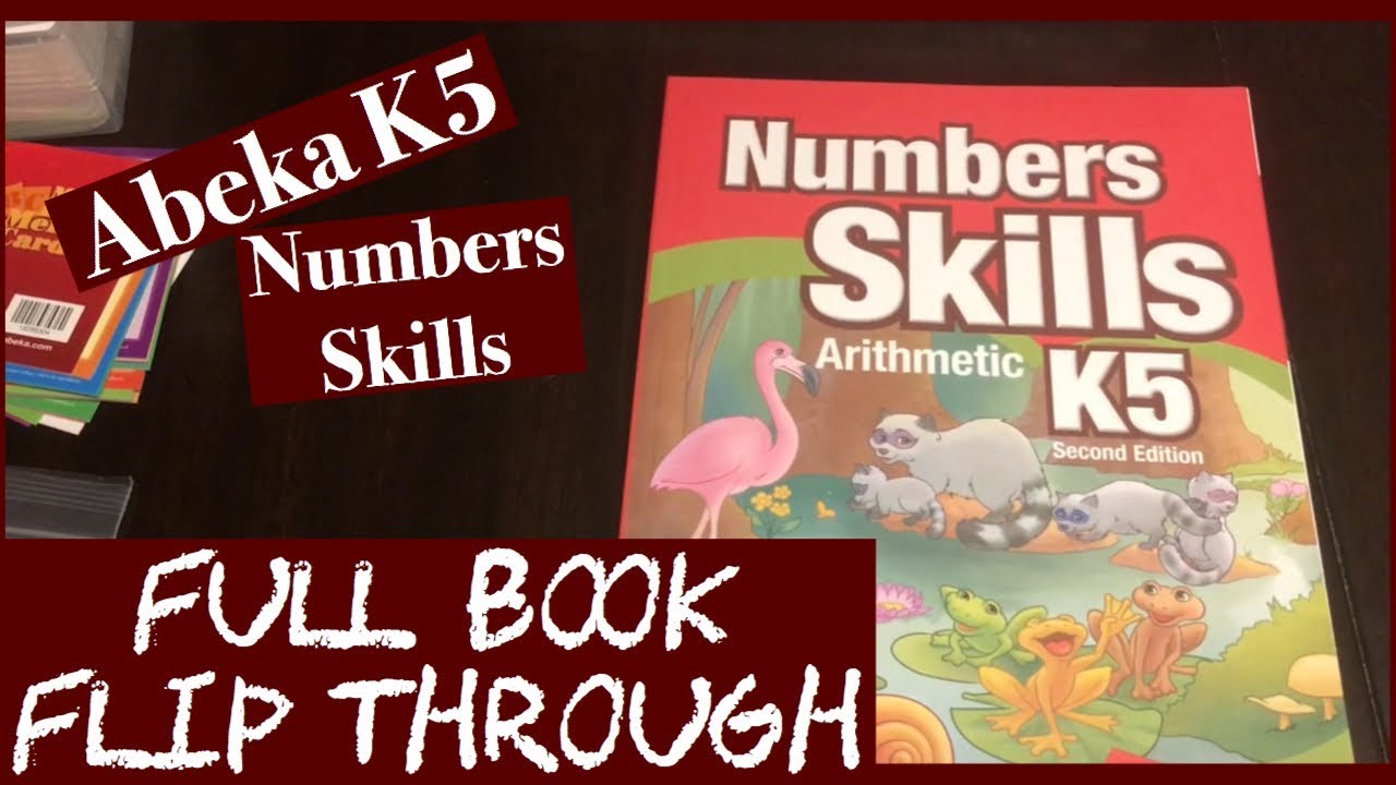 Abeka K5 Numbers Skills Full Book Flip Through // Homeschool Curriculum