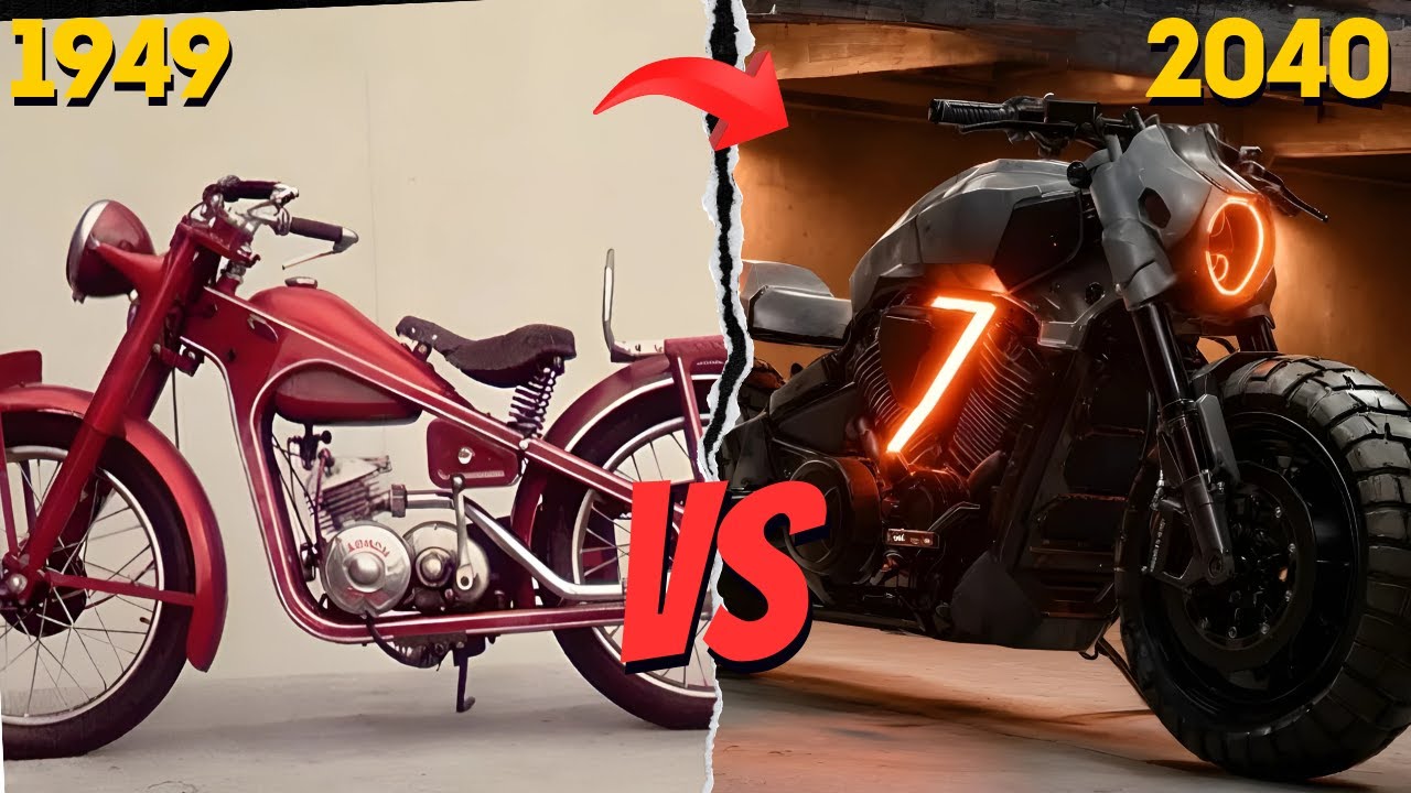 HONDA Motorcycle Evolution in 5 Minutes &ndash; 1949 to 2040!
