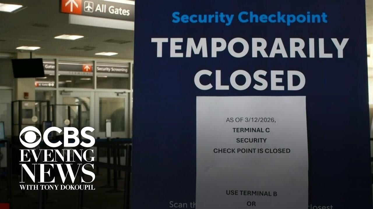 TSA workers visit food banks during shutdown as airport chaos intensifies