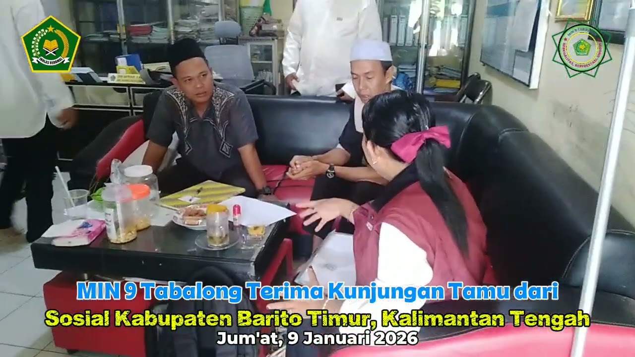 MIN 9 Tabalong Terima Kunjungan Tamu dari Dinas Sosial Kabupaten Barito Timur, Kalimantan Tengah