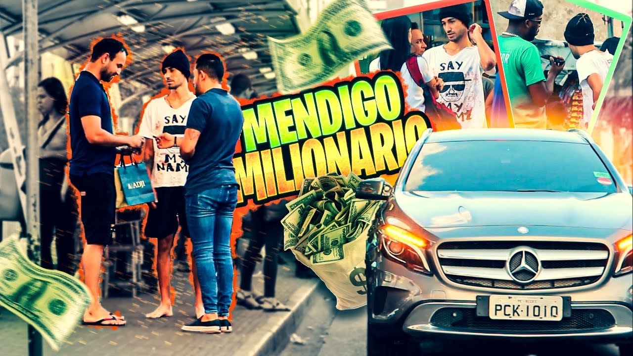 O MENDIGO MILIONÁRIO TESTANDO HONESTIDADE DAS PESSOAS