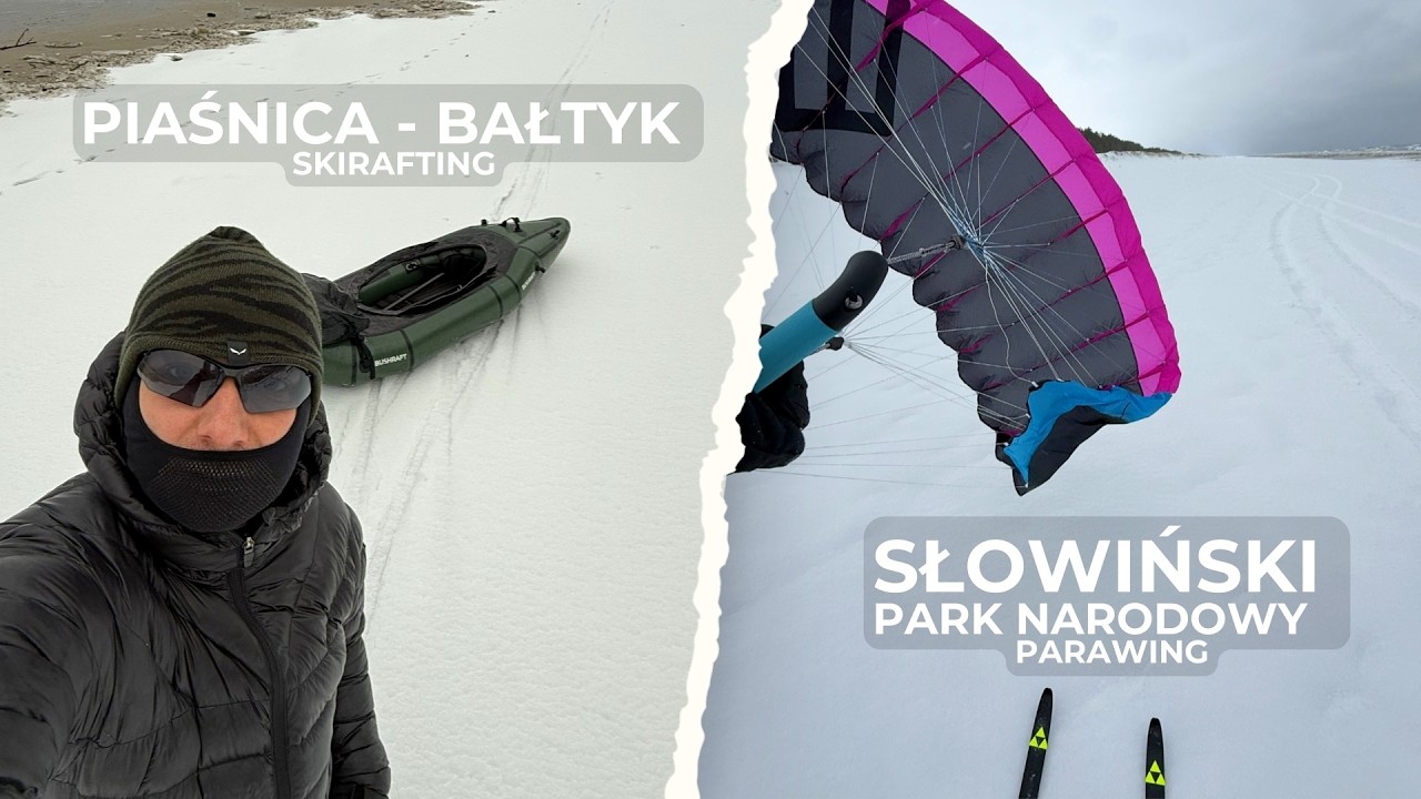 Z GÓR nad BAŁTYK na biegówki?! Spływ do morza + latawiec + największa wydma w Polsce