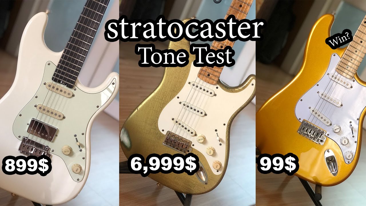 The Best Stratocaster Tone ? 99$ - 899$ - 6,999$