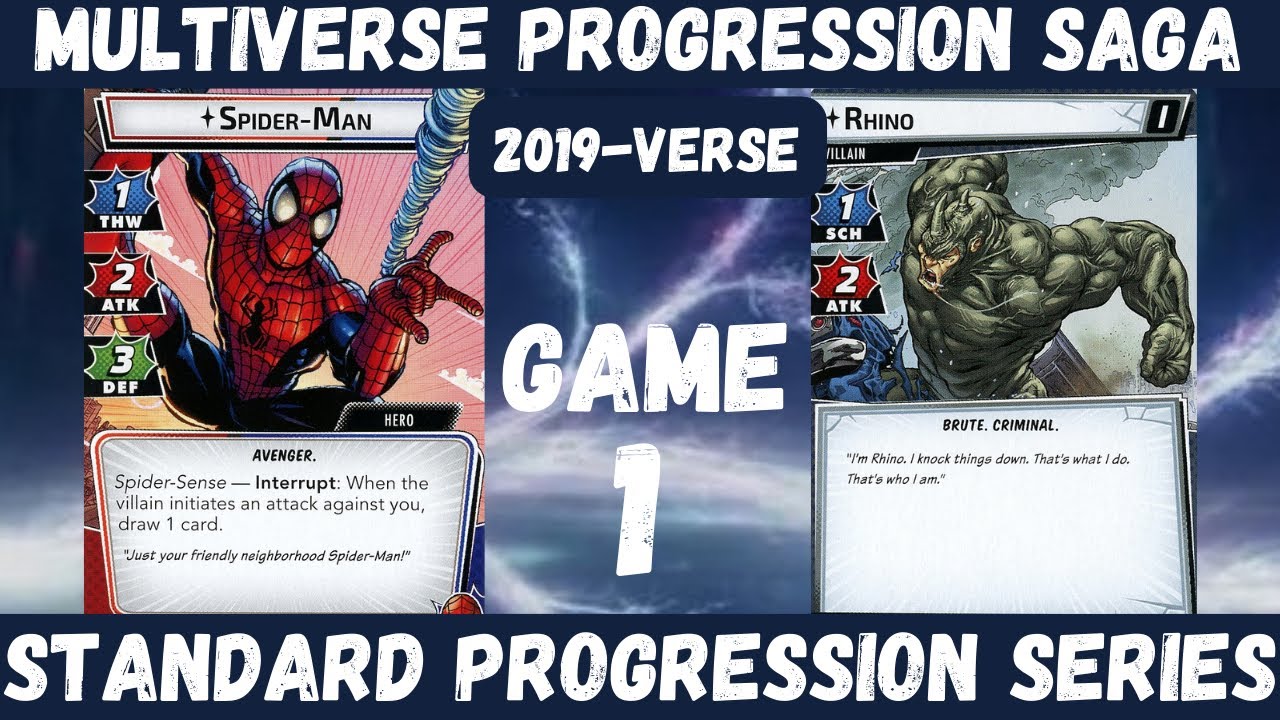 Spider-Man V Rhino | 2019-Verse Progression Series | Marvel Champions