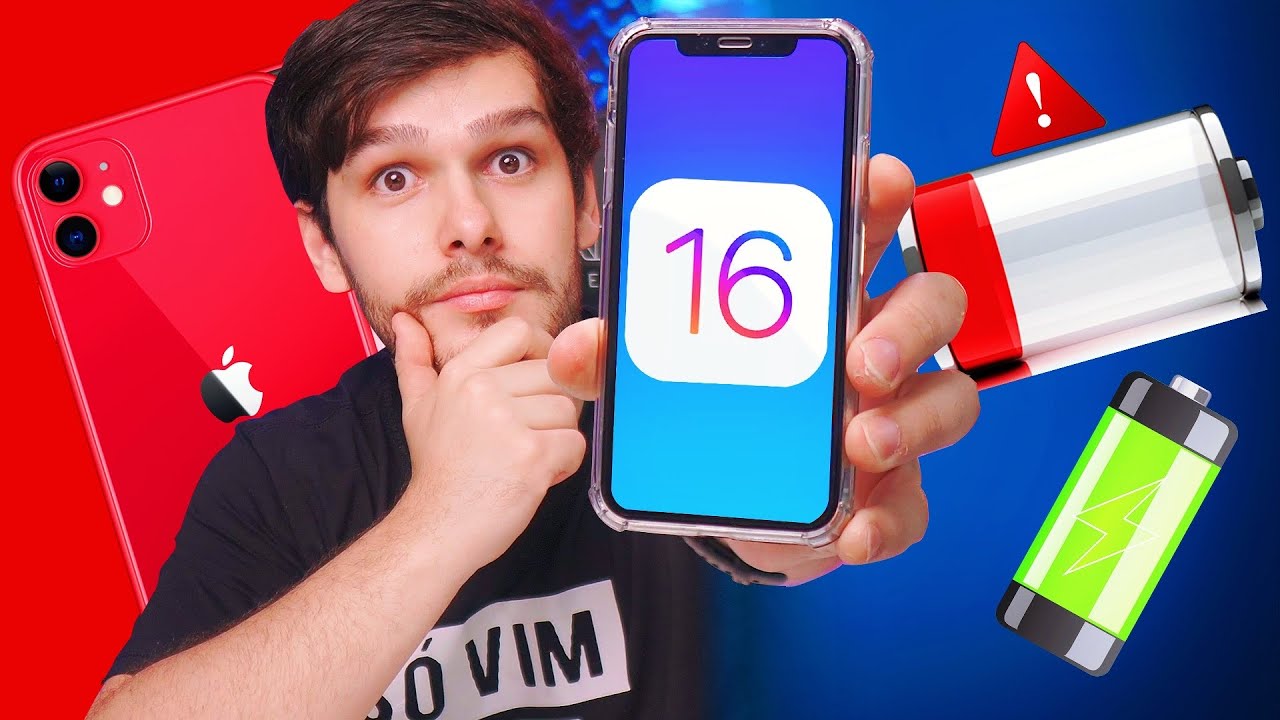 COMO ECONOMIZAR MUITA BATERIA NO IPHONE (iOS 16)