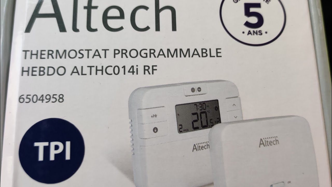 Appariement du thermostat Altech