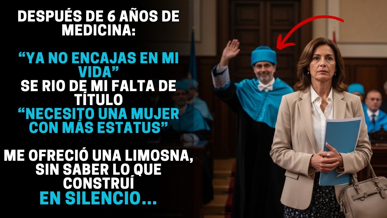 PAGUÉ LA UNIVERSIDAD DE MI ESPOSO DURANTE 6 AÑOS — EN LA GRADUACIÓN ME PIDIÓ EL DIVORCIO...