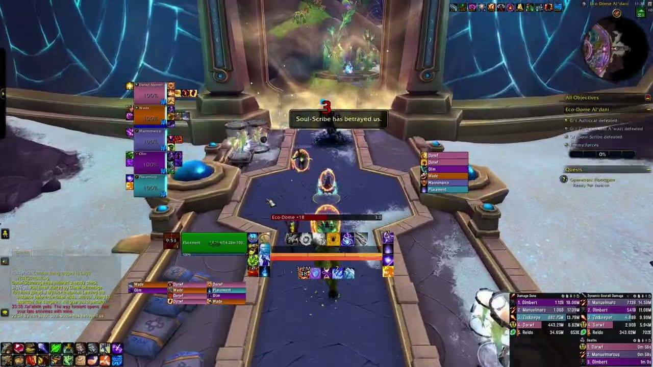 +18 Eco-Dome Fire Mage 11.2 | Definitely not the best mage spec, but making it work