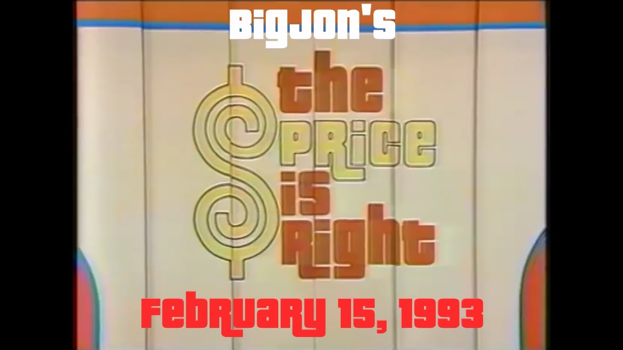 BigJon's The Price Is Right Remake Game (February 15, 1993)