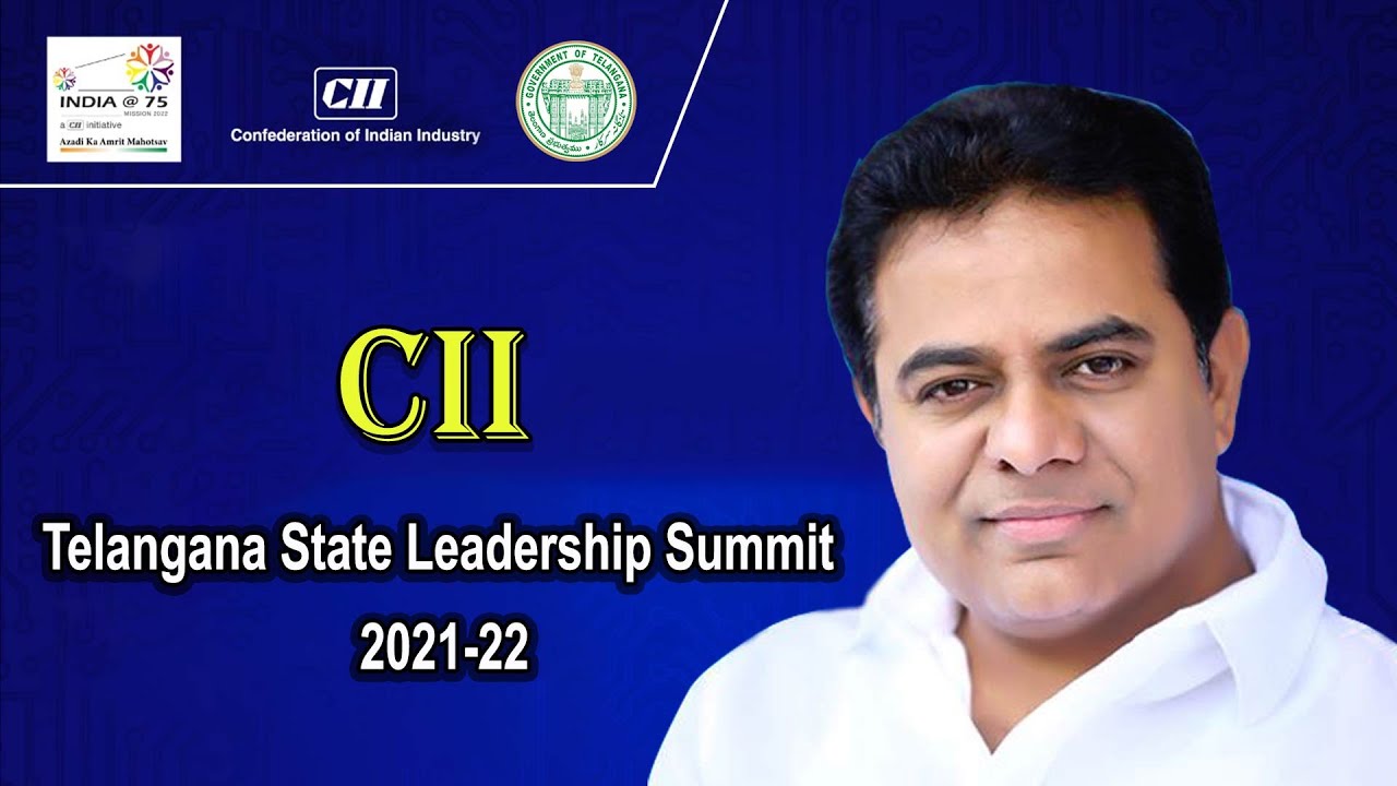 Minister KTR Live | CII Telangana State Leadership Summit 2021-22 |