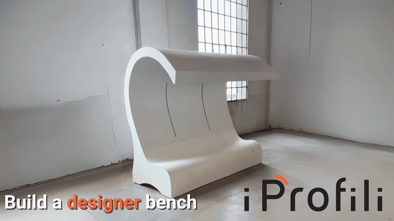 I PROFILI - How to build a designer bench out of plasterboard