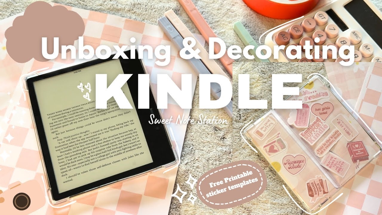 My First Kindle! Unboxing + Cute Customization 🛍️📱 | E-Reader Glow-Up ✨