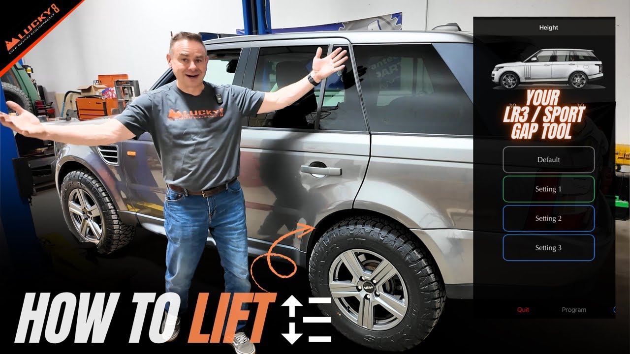 Как поднять LR3 / Range Rover с помощью инструмента GAP | Подъёмные штанги не требуются