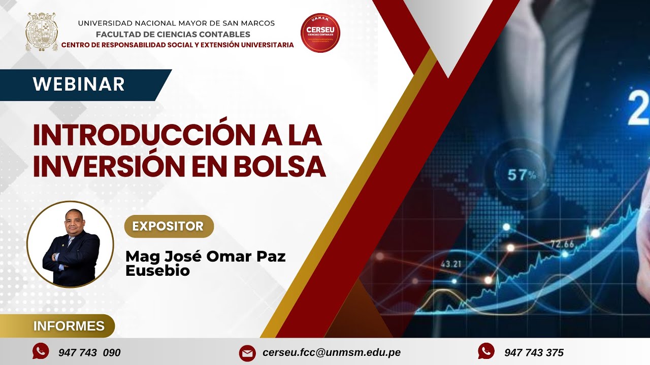 WEBINAR: INTRODUCCIÓN A LA INVERSIÓN INVERSIÓN EN BOLSA