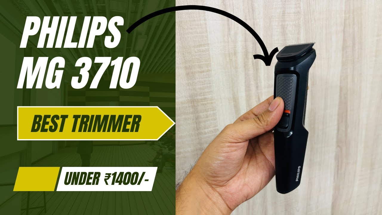 Philips MG3710/65 Review | India’s No.1 Men’s Trimmer? 9-in-1 Grooming Test + 60 Min Runtime