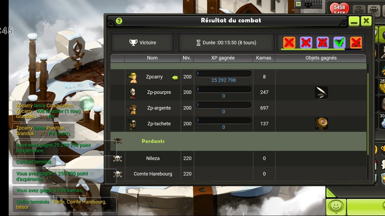 Double boss Comte+Nileza Dofus touch