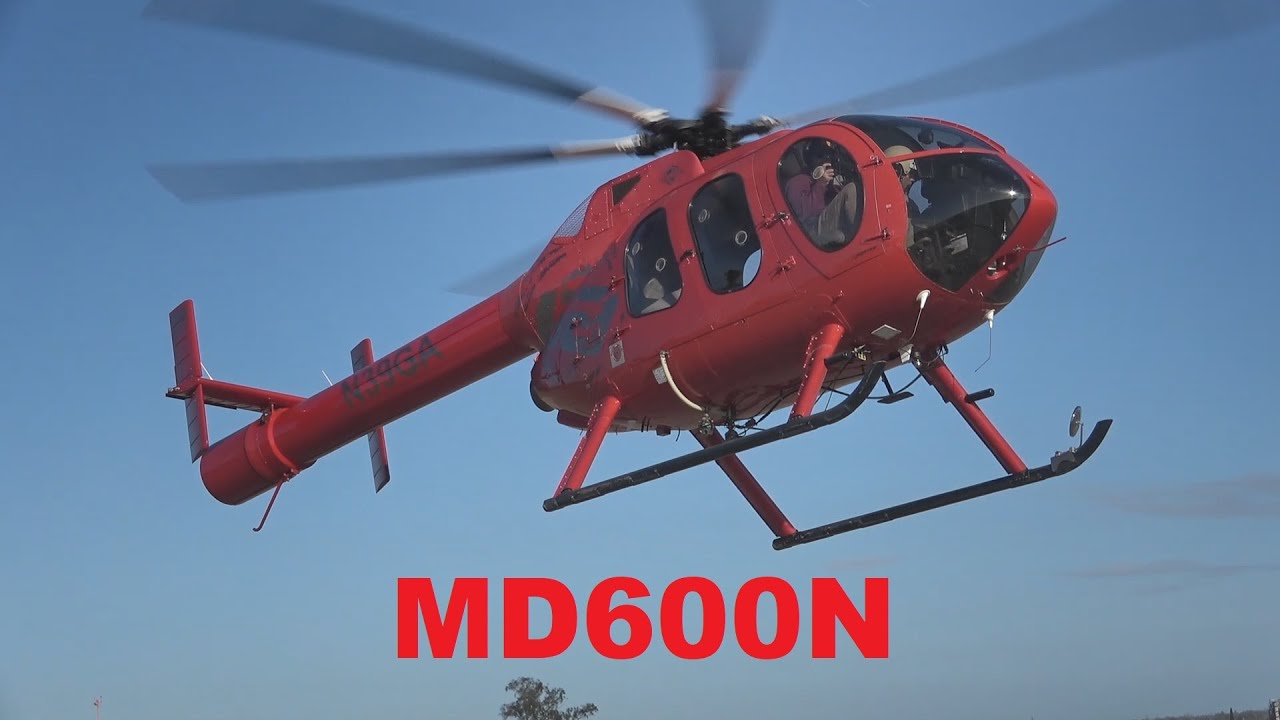 MD600N startup, takeoff and longline work, HELIUS Ltd. N39GA